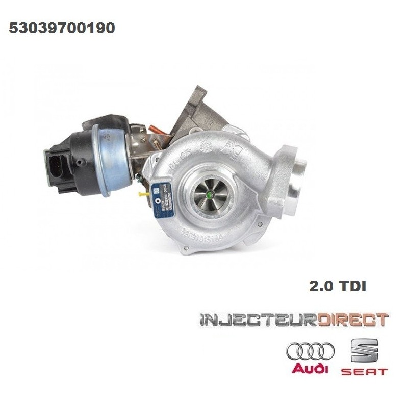TURBO BORGWARNER KKK 53039700190 2.0 TDI