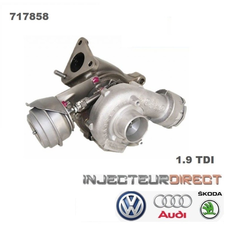 TURBO GARRETT 717858 1.9 TDI 712077 716215 Référence 717858 712077 716215