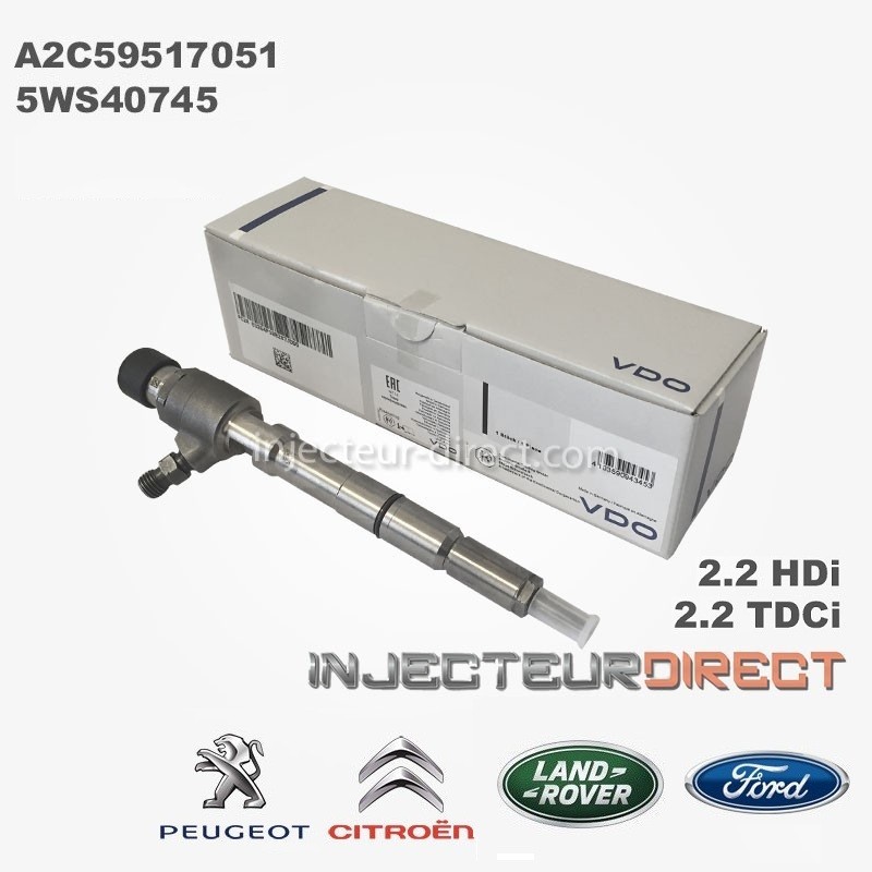 INJECTEUR SIEMENS VDO A2C59517051 BK2Q-9K546-AG NEUF