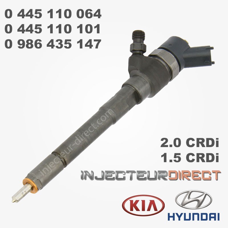 INJECTEUR BOSCH 0445110064 0986435147 2.0CRDi 33800-27000 33800-27010