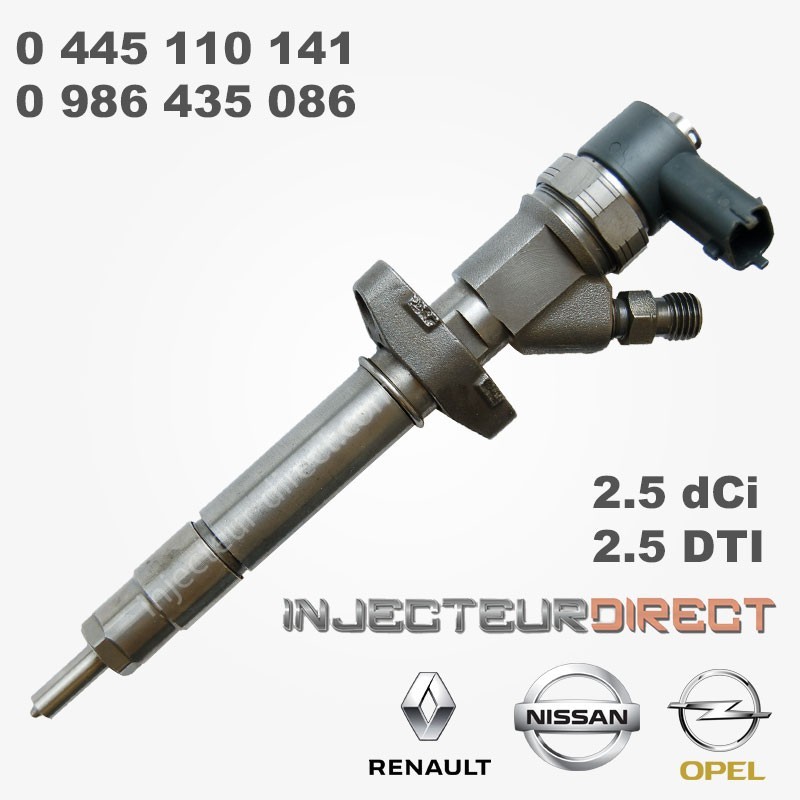 INJECTEUR BOSCH 0445110141 0986435086 2.5 dCi 2.5DTi 8201043605
