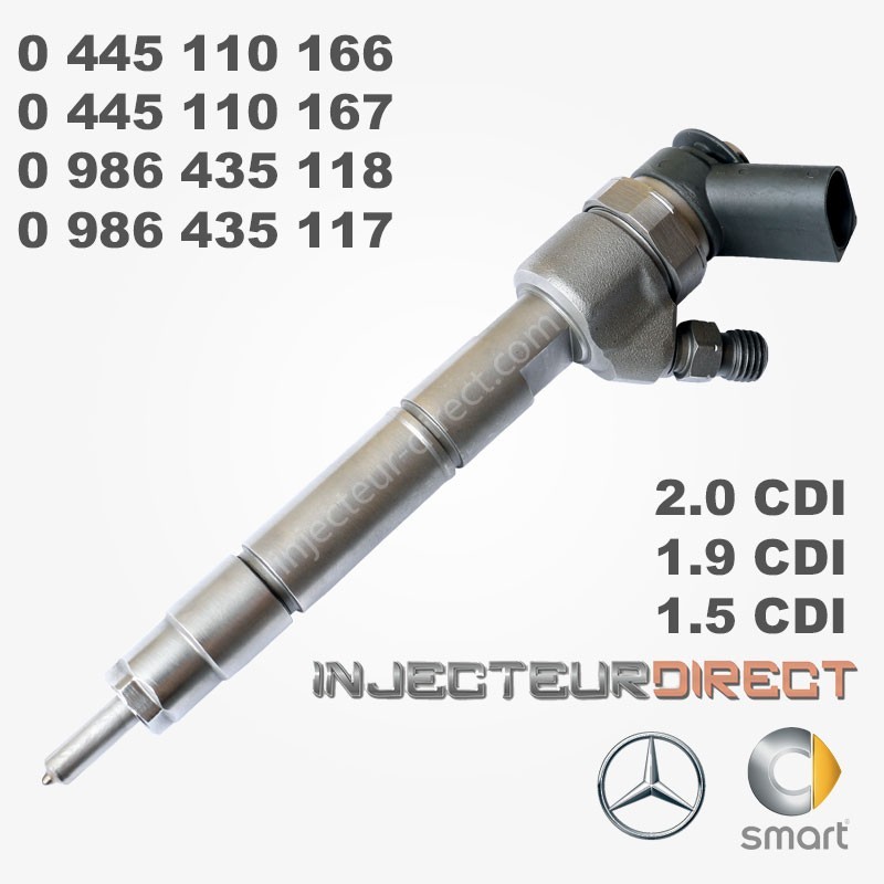 INJECTEUR BOSCH 0445110166 0445110167 0986435117 A6400700687