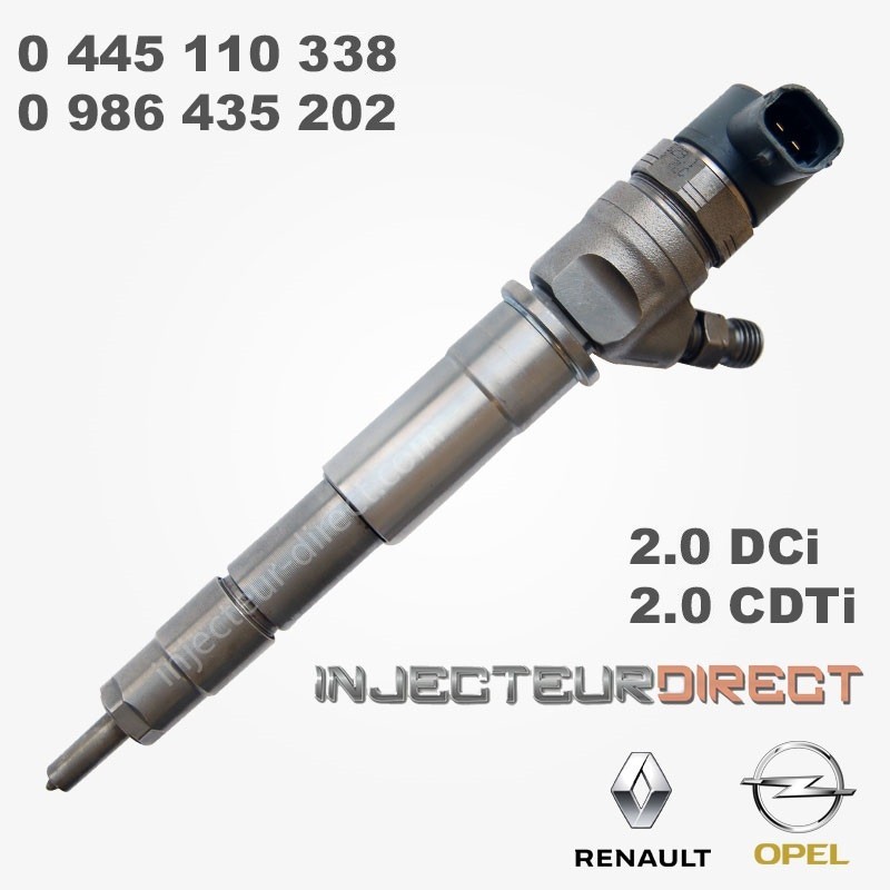 INJECTEUR BOSCH 0445110338 0986435202 8200839859 166093915R 93198683