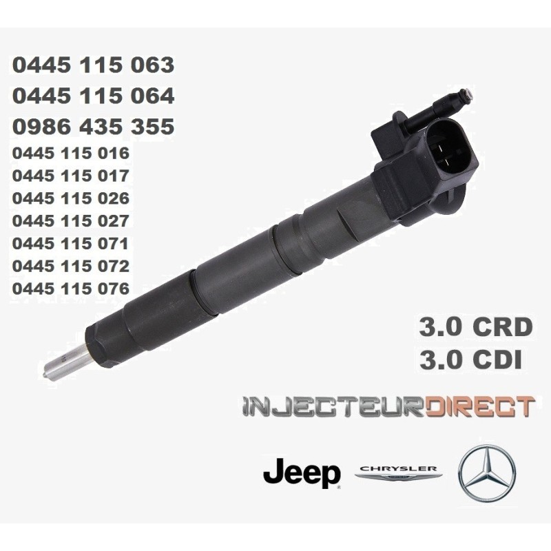 INJECTEUR BOSCH 0445115063 - 0445115027 A6420700487 A6420701387 0445115064