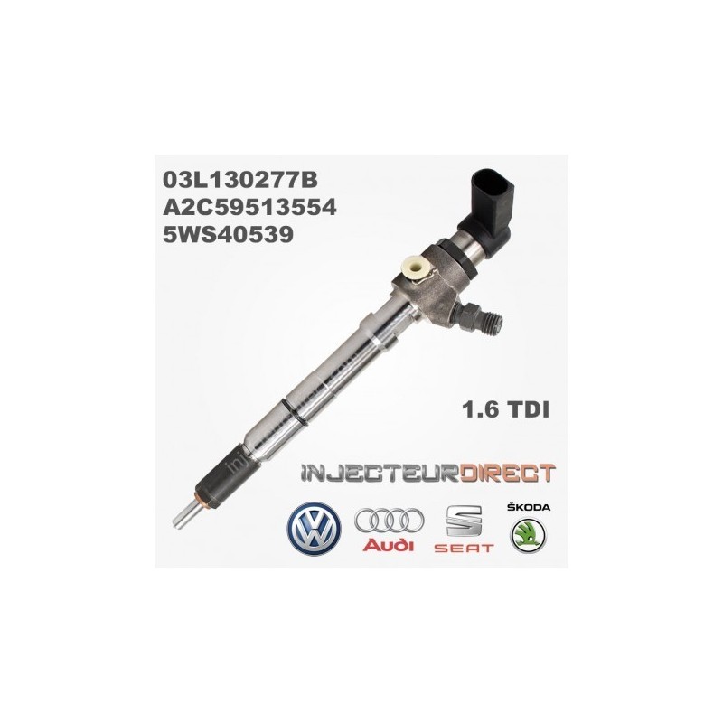 INJECTEUR VDO 1.6TDI 03L130277B NEUF A2C59513554 03L130277S